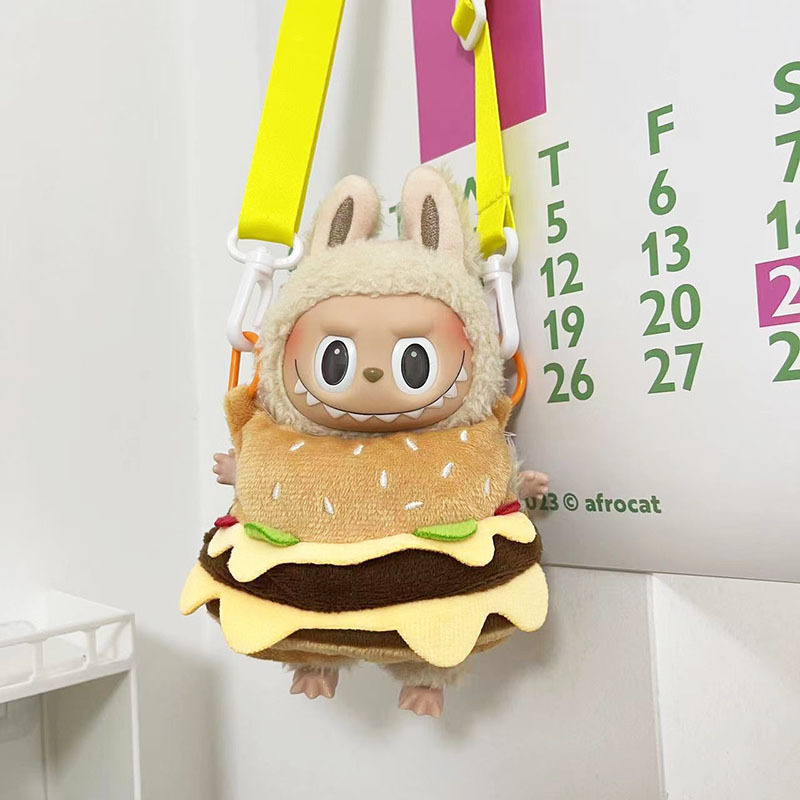 4inch bag charm cute custom clothes outfits - hamburger