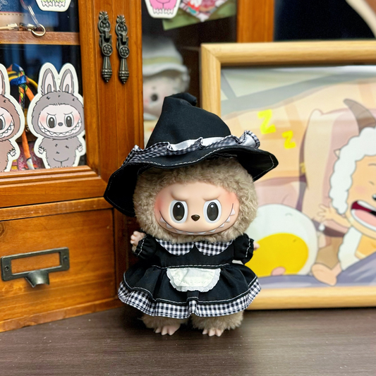 4inch bag charm cute custom clothes outfits - black witch - 0507