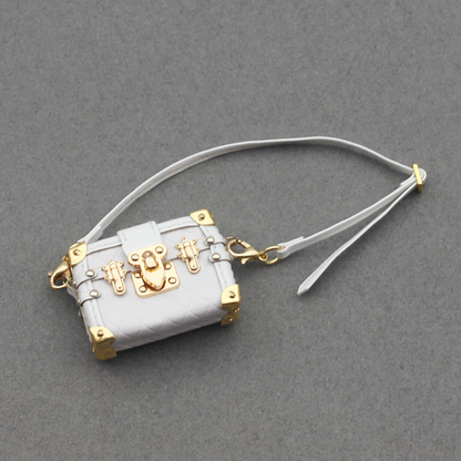 4inch bag charm cute custom bags -  black/white box bags - 0623B36/0623B37