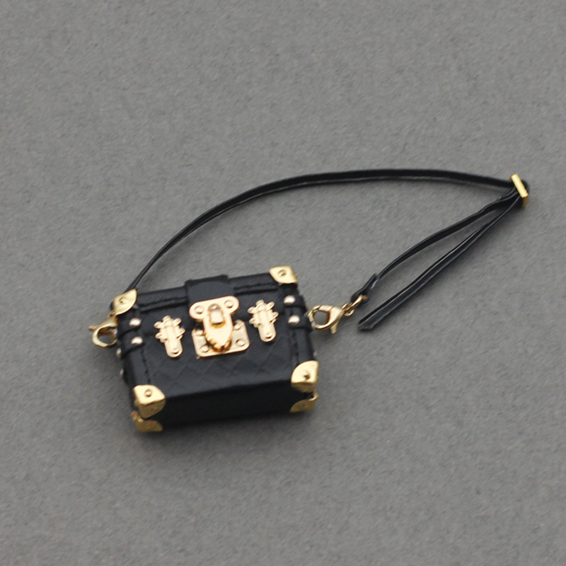 4inch bag charm cute custom bags -  black/white box bags - 0623B36/0623B37