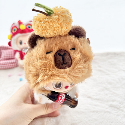 4inch bag charm cute custom clothes outfits - capybara hat - 021802