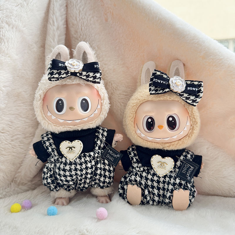 4inch bag charm cute custom clothes outfits - cute black set