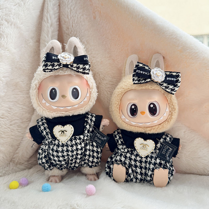 4inch bag charm cute custom clothes outfits - cute black set - 031106
