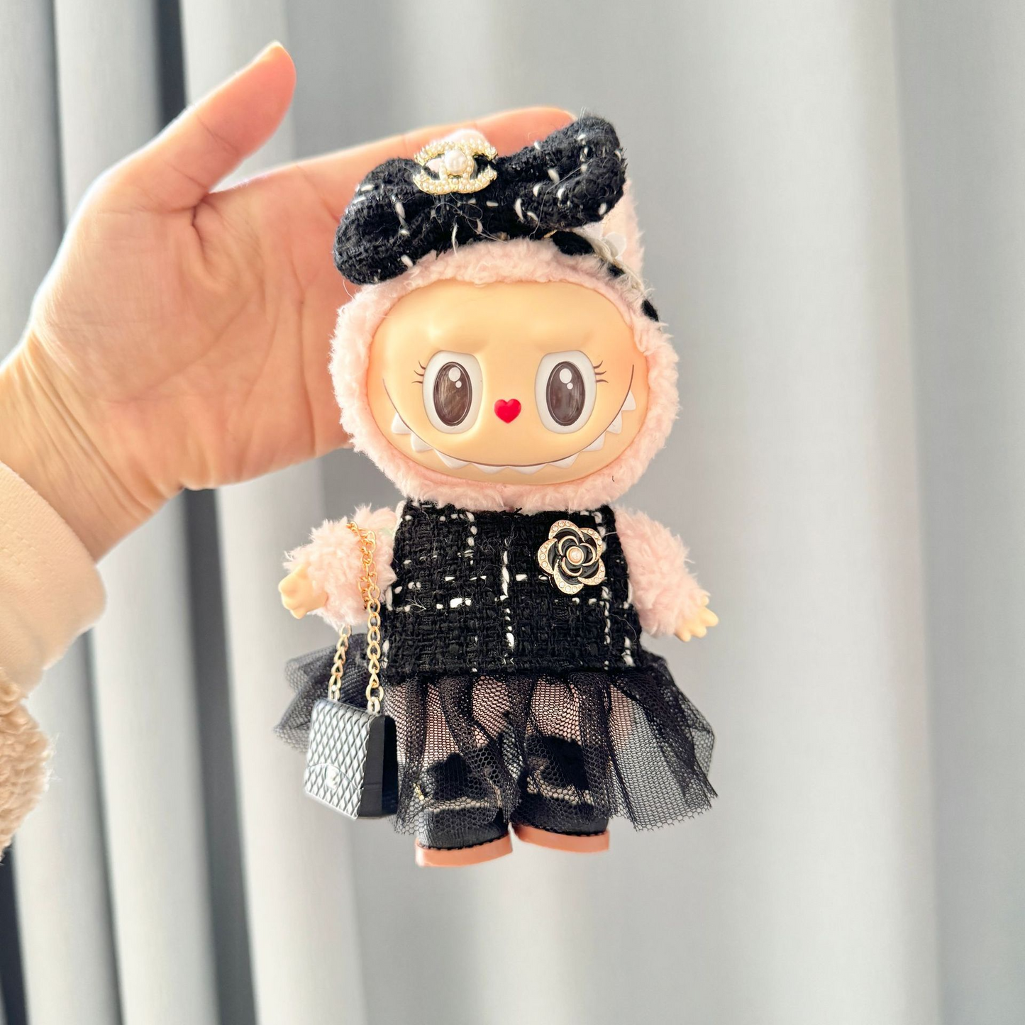 4inch bag charm cute custom clothes outfits - Chanel's Style dress