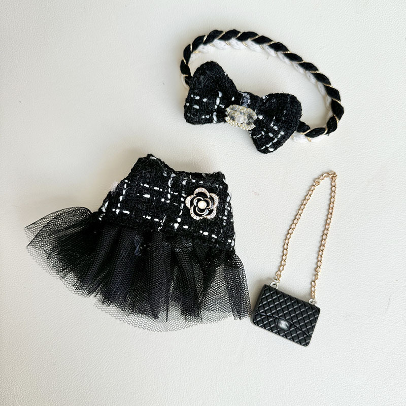 4inch bag charm cute custom clothes outfits - Chanel's Style dress