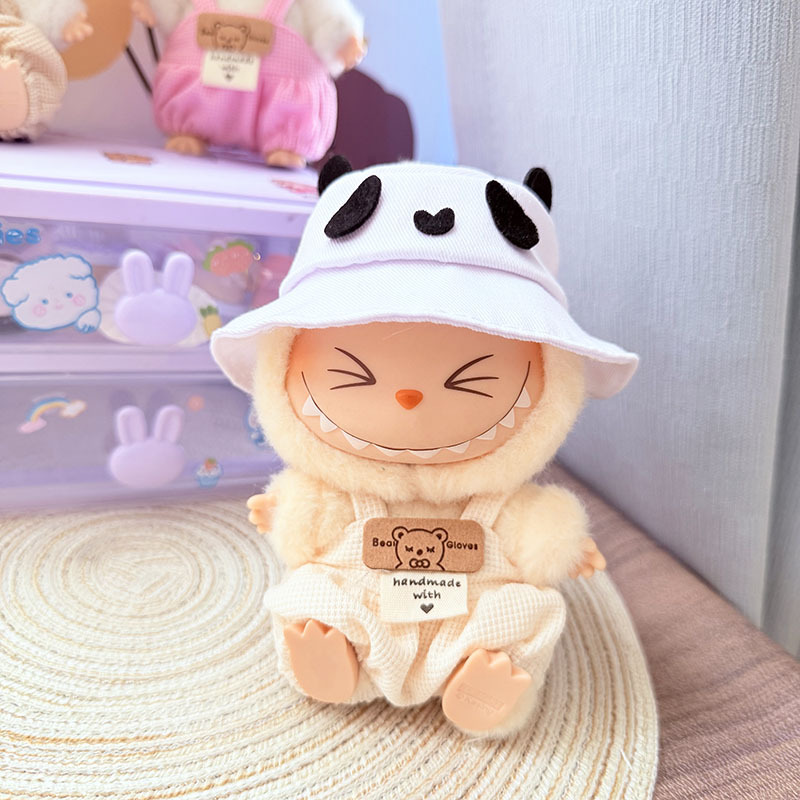 4inch bag charm cute custom clothes outfits - animal hat colorful overall - 052304/052305
