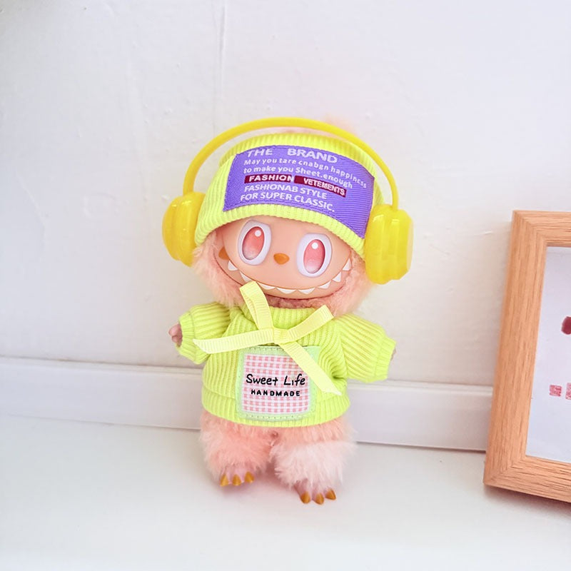 Labubu 4inch bag charm clothes outfits - 1004060