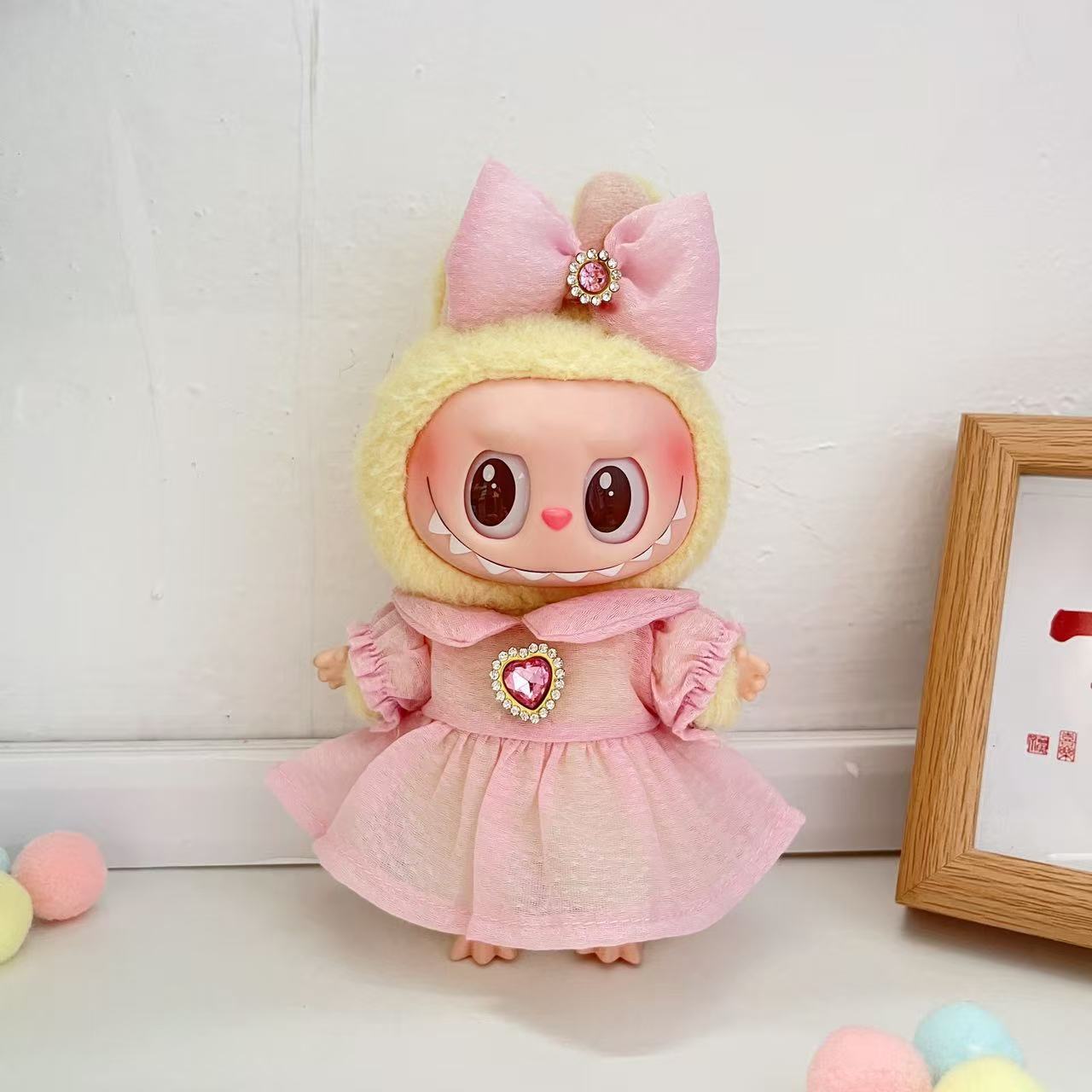 Labubu 4inch bag charm clothes outfits - 1018011