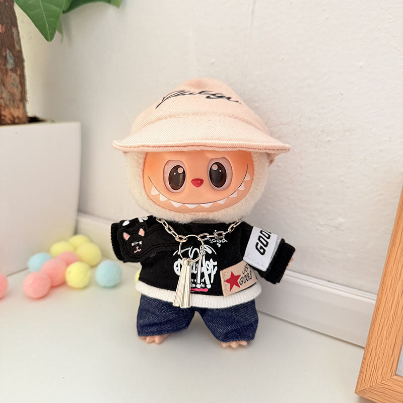 Labubu 4inch bag charm clothes outfits - 1018025