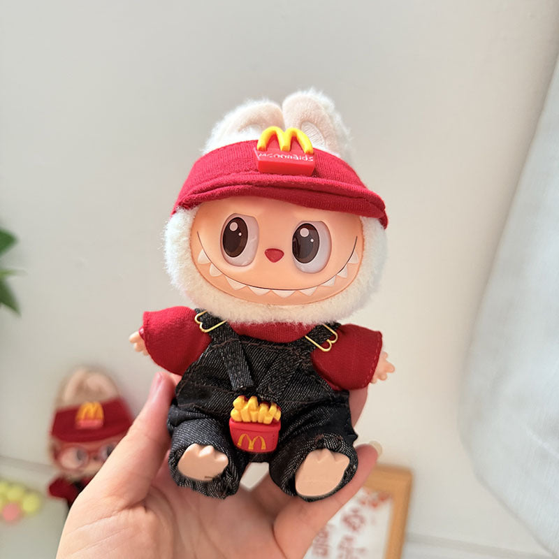 Labubu 4inch bag charm clothes outfits - 1018028