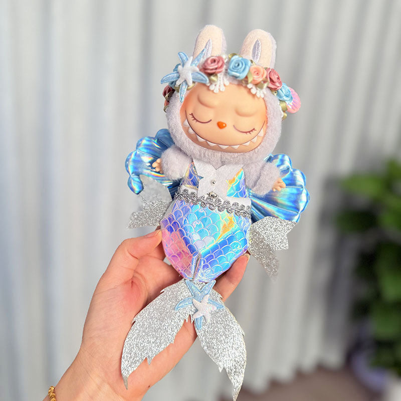 Labubu 4inch bag charm clothes outfits - 1018035