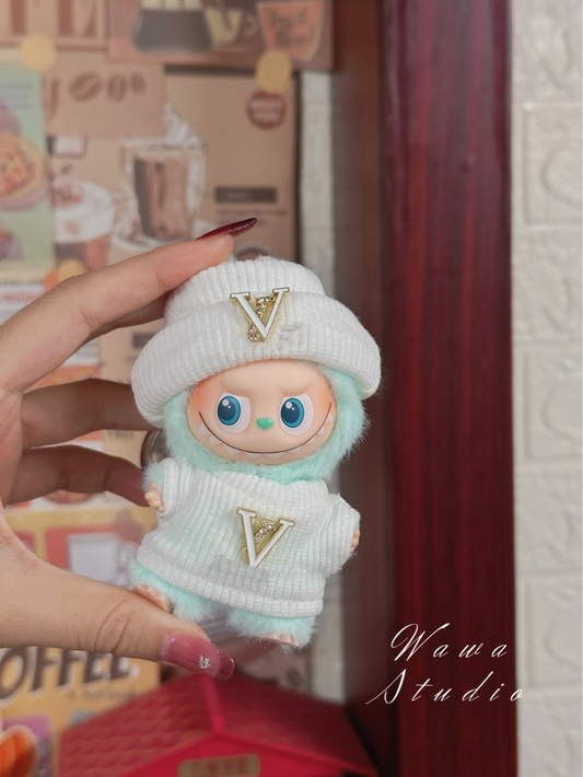 Labubu 3inch bag charm clothes outfits - 1018054