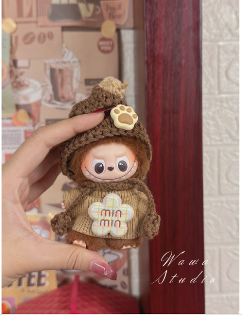 Labubu 3inch bag charm clothes outfits - 1018057