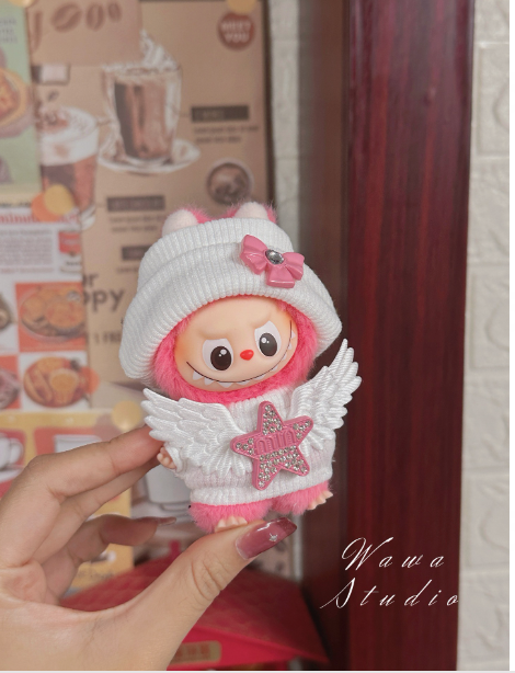 Labubu 3inch bag charm clothes outfits - 1018059