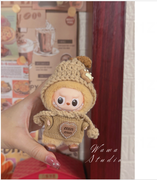 Labubu 3inch bag charm clothes outfits - 1018060