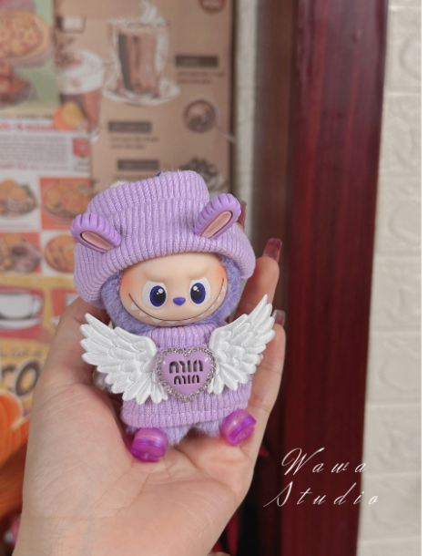 Labubu 3inch bag charm clothes outfits - 1018062