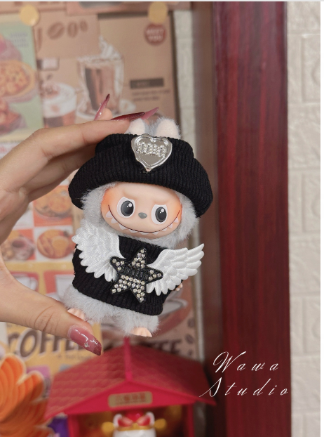 Labubu 3inch bag charm clothes outfits - 1018063