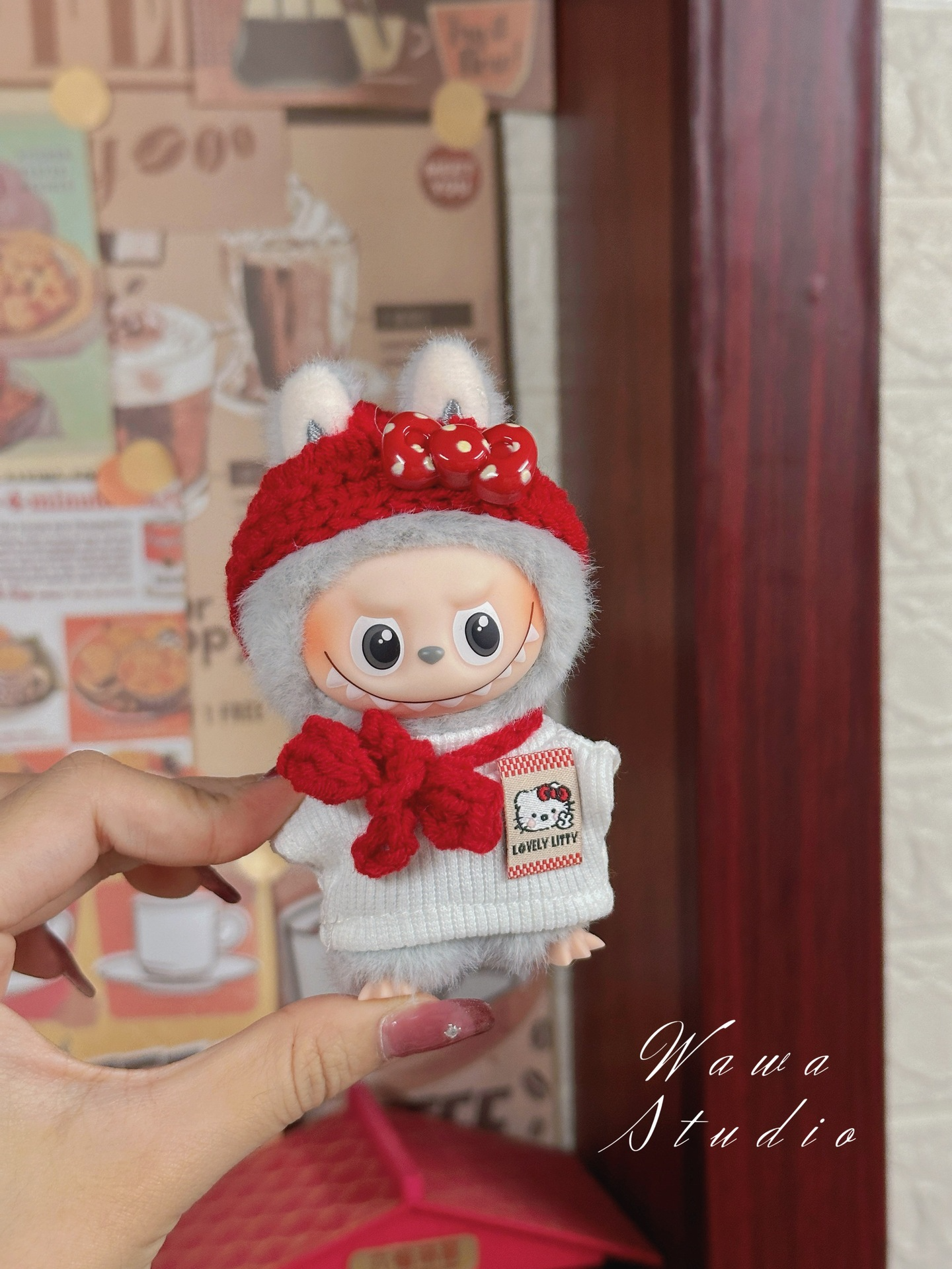 Labubu 3inch bag charm clothes outfits - 1018066