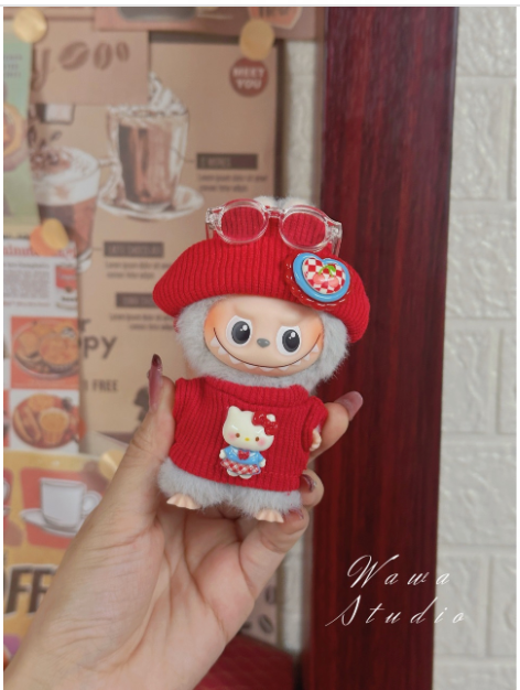 Labubu 3inch bag charm clothes outfits - 1018067