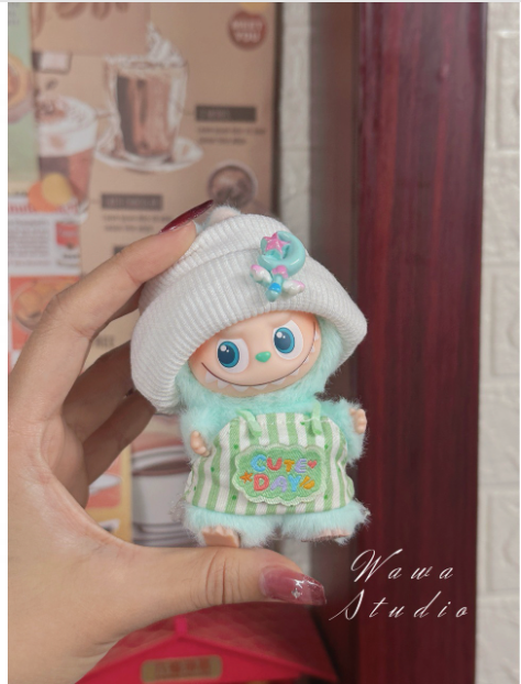 Labubu 3inch bag charm clothes outfits - 1018074