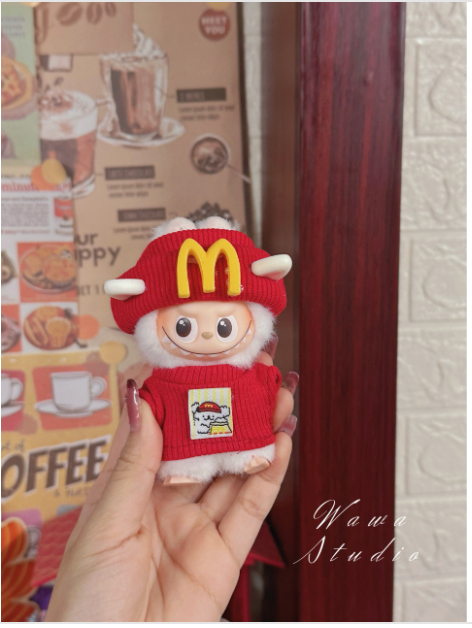 Labubu 3inch bag charm clothes outfits - 1018080
