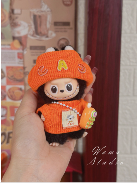 Labubu 3inch bag charm clothes outfits - 1018086