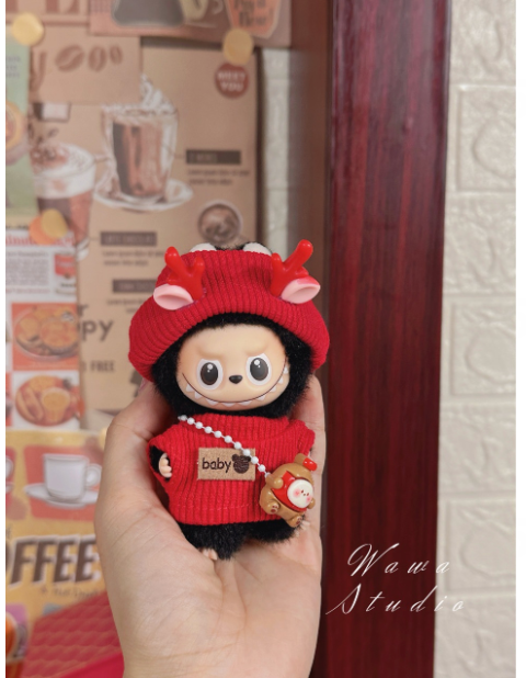 Labubu 3inch bag charm clothes outfits - 1018087