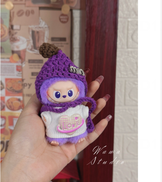 Labubu 3inch bag charm clothes outfits - 1018092