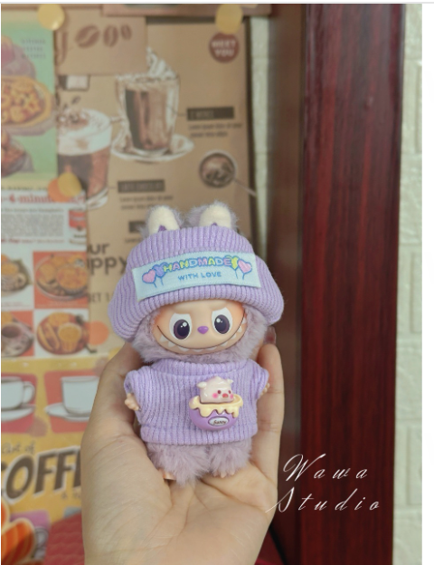 Labubu 3inch bag charm clothes outfits - 1018102