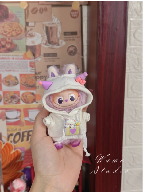 Labubu 3inch bag charm clothes outfits - 1018108