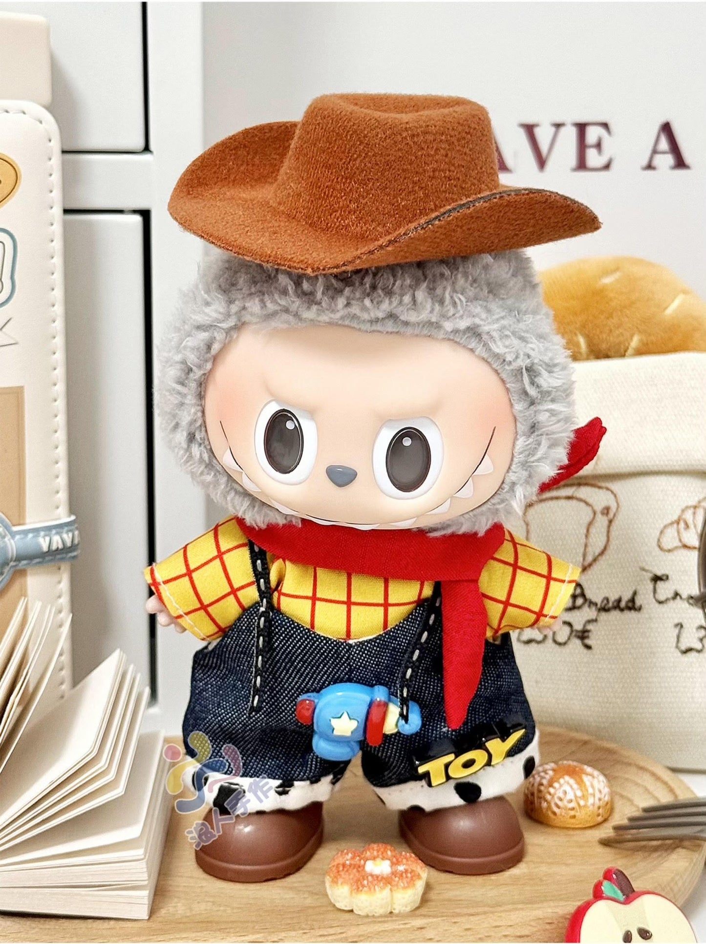 Labubu 4inch bag charm clothes outfits - 1023006