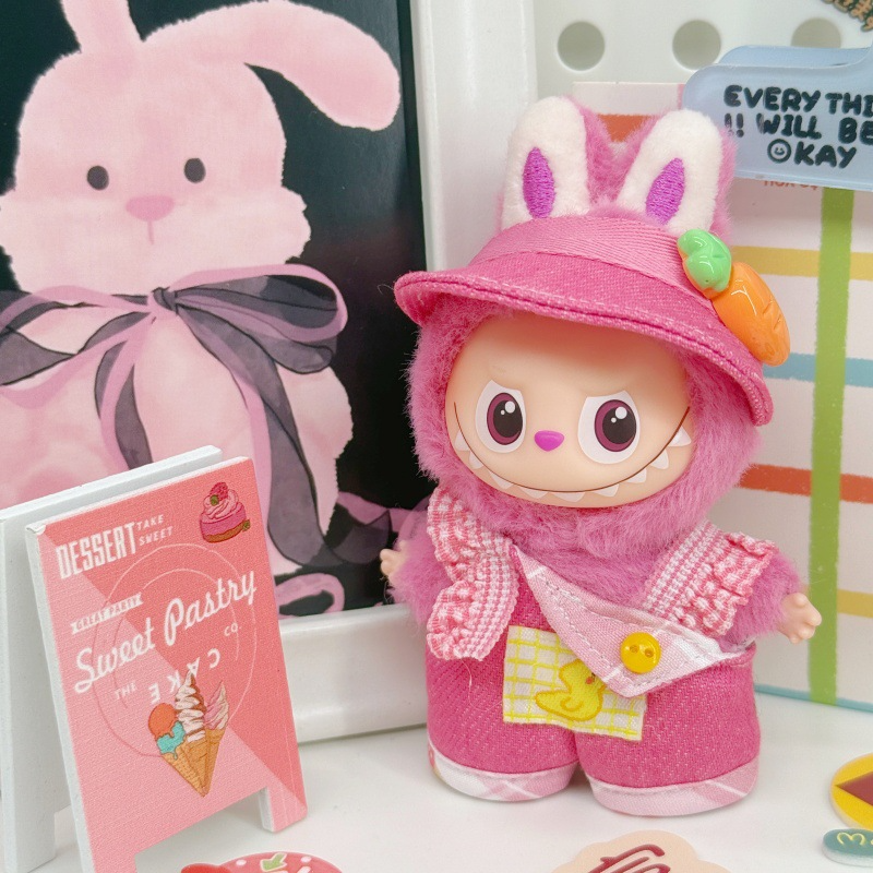 Labubu 4inch bag charm clothes outfits - 1023009