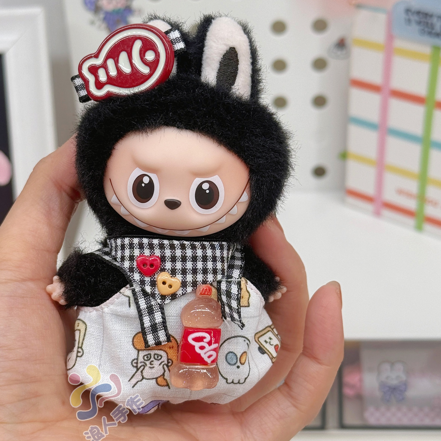 Labubu 4inch bag charm clothes outfits - 1023016