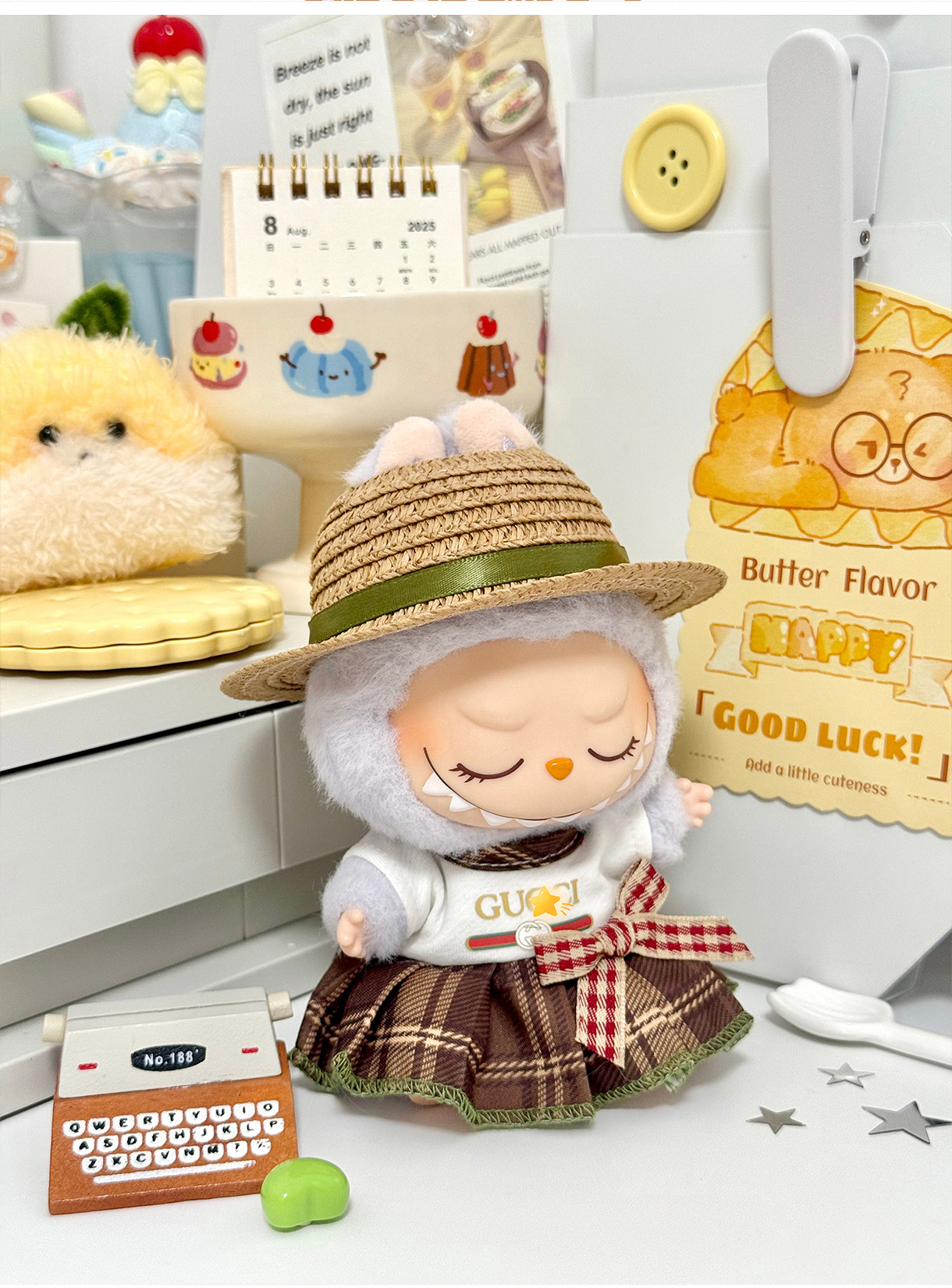 Labubu 4inch bag charm clothes outfits - 1023021