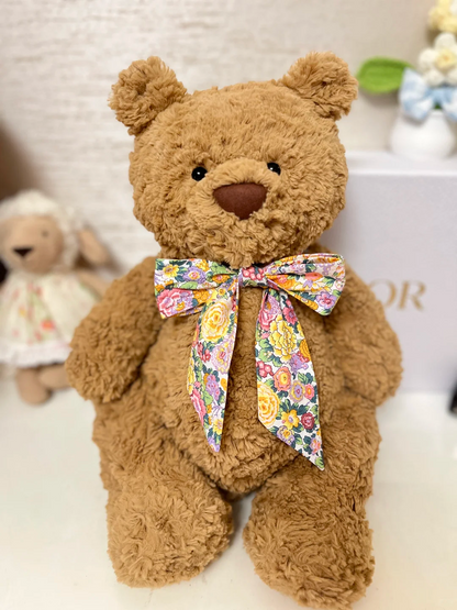 Medium Bartholomew bear cute clothes outfits - Liberty Inspired Bow - HQQ01/HQQ02