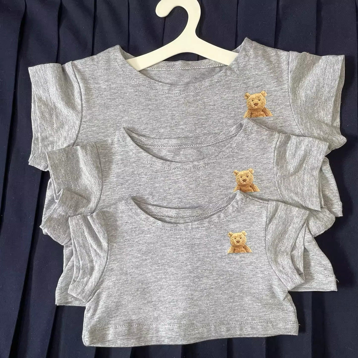 Bartholomew bear clothes outfits - Grey Bear T-shirts - FX30 (Tiny/Medium/Large/Huge)