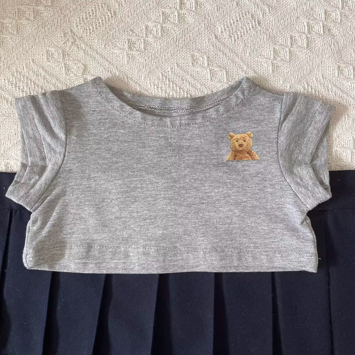 Bartholomew bear clothes outfits - Grey Bear T-shirts - FX30 (Tiny/Medium/Large/Huge)