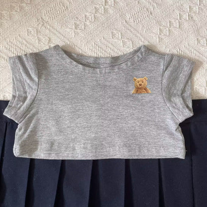 Bartholomew bear clothes outfits - Grey Bear T-shirts - FX30 (Tiny/Medium/Large/Huge)