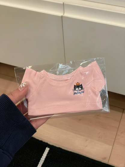 Bartholomew bear clothes outfits - Pink Cat T-shirts - FX34 (Tiny/Medium/Large/Huge)