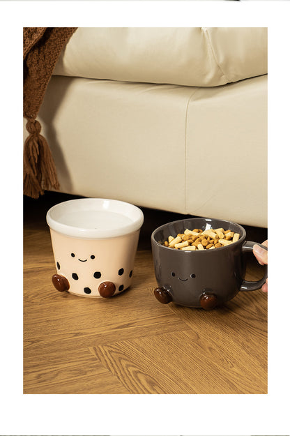 Adorable coffee mug & milktea Organizer Tray – Key Storage Decorative Display Rack