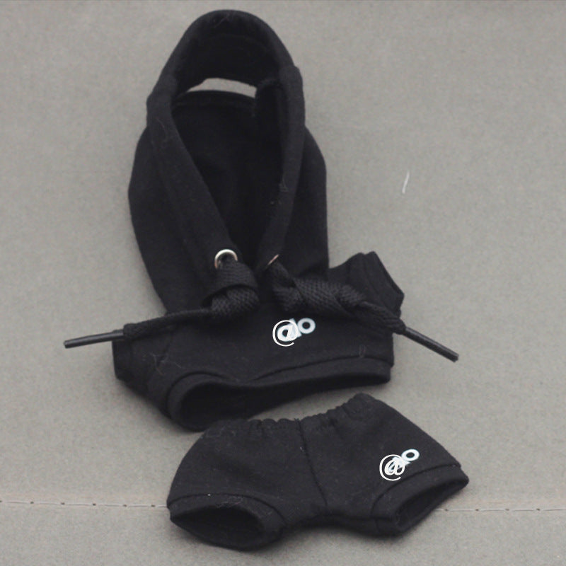 Labubu 4inch bag charm clothes outfits - alo logo - 062373