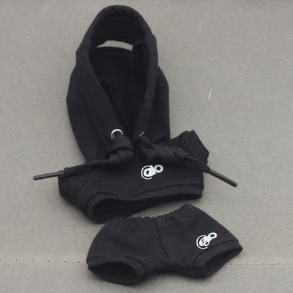 Labubu 4inch bag charm clothes outfits - alo logo - 062373