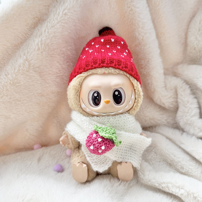 4inch bag charm cute custom clothes outfits - strawberry - 020238