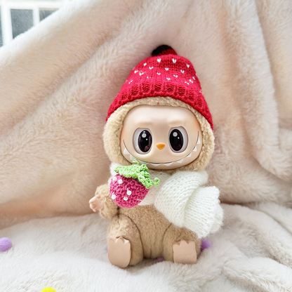 4inch bag charm cute custom clothes outfits - strawberry - 020238