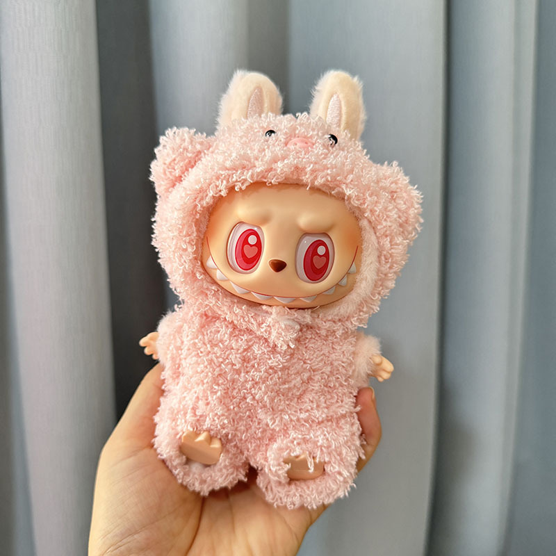 4inch bag charm cute custom clothes outfits - pink piggy