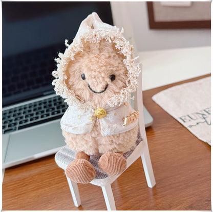 Bartholomew Bear Bag Charm clothes outfits - White / Blue Dream Star Shawl