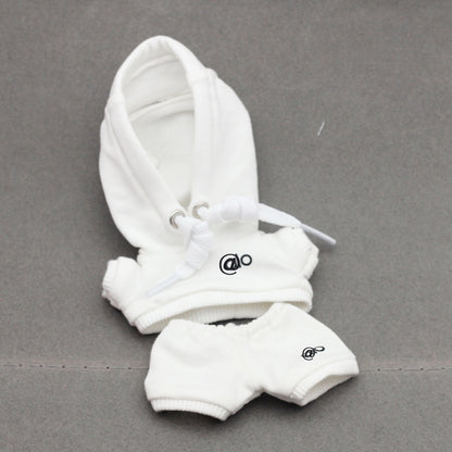 Labubu 4inch bag charm clothes outfits - alo logo - 062376