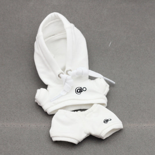 Labubu 4inch bag charm clothes outfits - alo logo - 062376