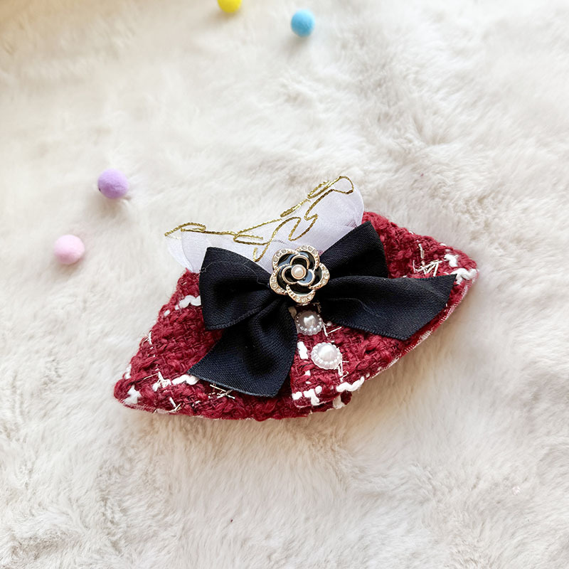 4inch bag charm cute custom clothes outfits - Chanel's style red