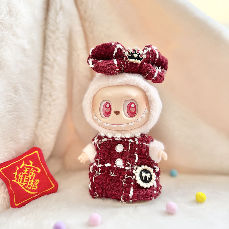 4inch bag charm cute custom clothes outfits - Chanel's style red